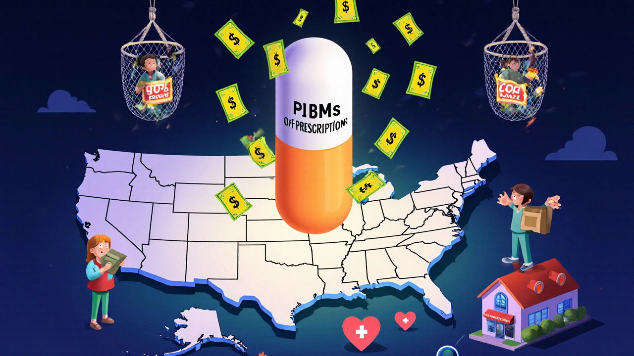 Giant generic pill raining savings on homes while middlemen catch most of the money.