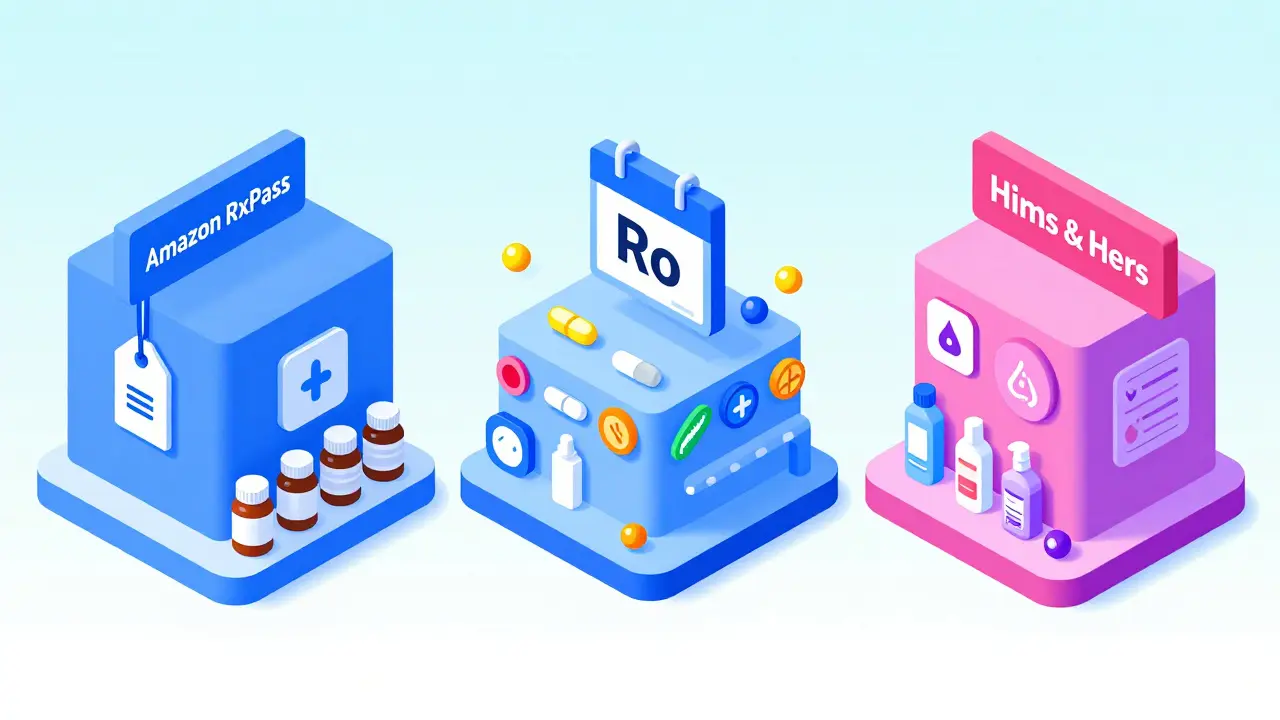 Isometric comparison of different telehealth pharmacy platforms